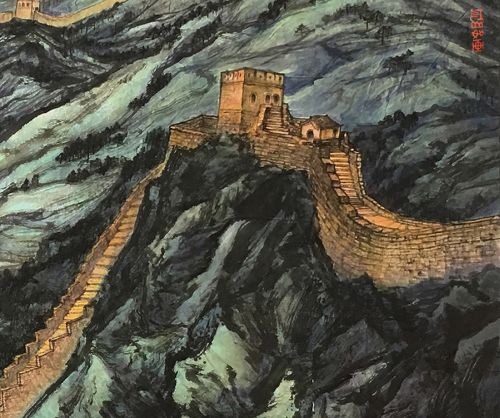 解密軍運(yùn)會(huì)主題國畫——《巍巍長(zhǎng)城》(圖3)
